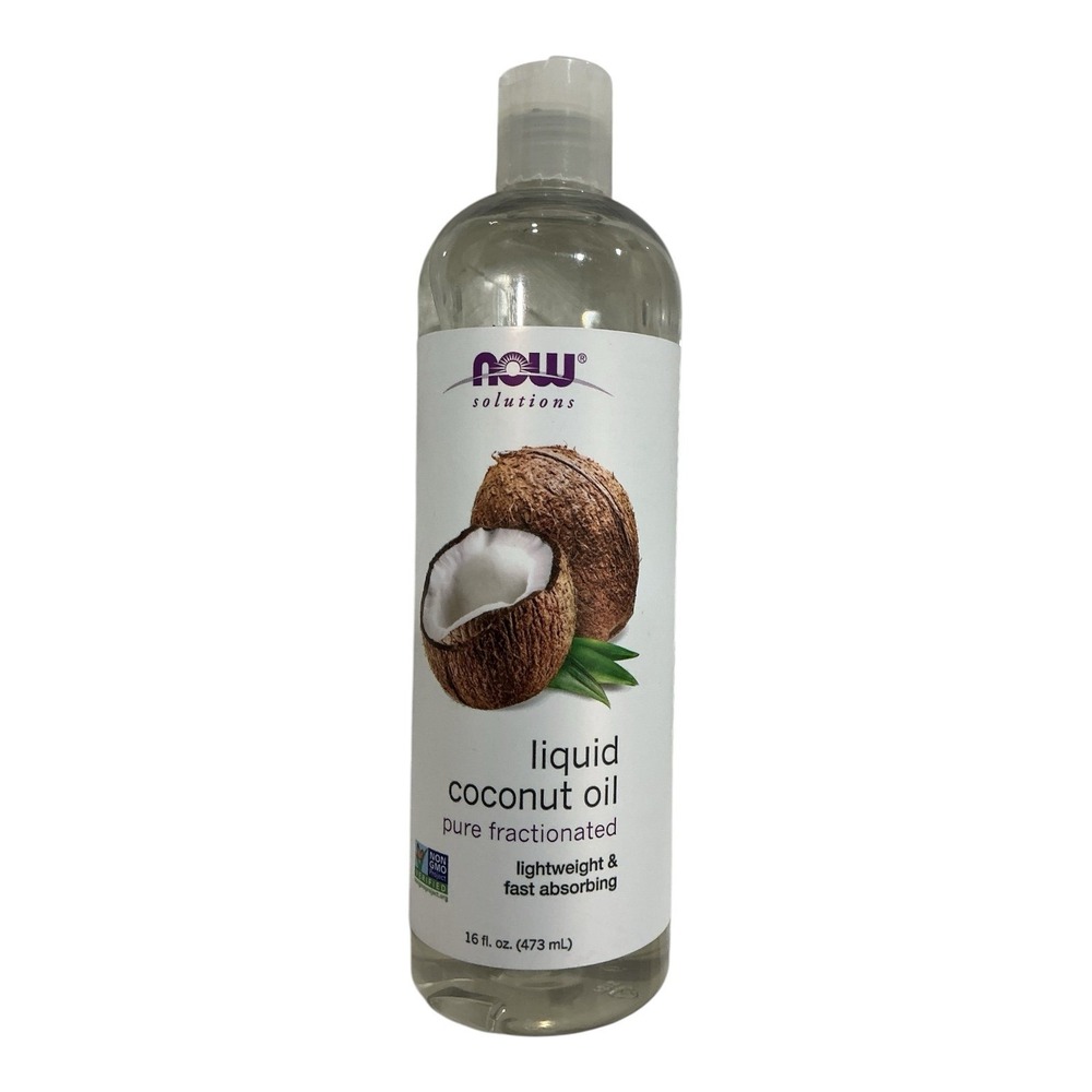NOW Solutions - Liquid Coconut Oil (16 oz) - Fractionated